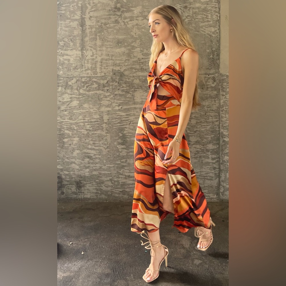 Printed dress